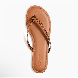 J Crew Factory Tortoise Easy Summer Flip Flop  - Size 10